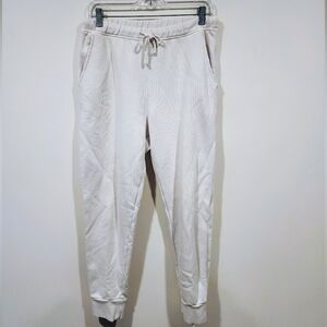 Frank & Eileen White Cotton Joggers